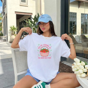 You're Looking At The Berry Best Mom Strawberry Mother's Day T-Shirt