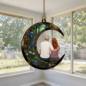 Personalized Always With You Memorial Suncatcher