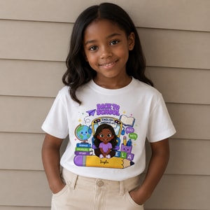 Back to School Kids T-Shirt – Personalized Music & Art School Shirt