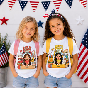 Back to School Kids T-Shirt – Personalized Music & Art School Shirt