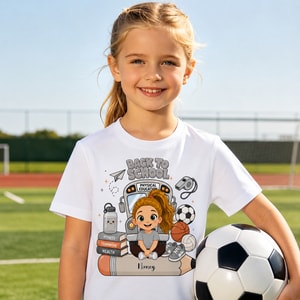 Back to School Kids T-Shirt – Personalized Music & Art School Shirt