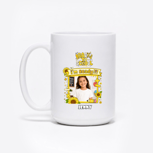Personalized Back to School Ceramic Mug with Photo & Name | Custom Teacher & Student Gift | 11oz / 15oz Coffee Mug