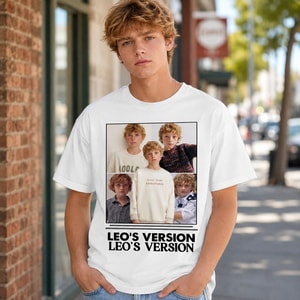 Personalized 4-Photo Version Custom T-Shirt Gift