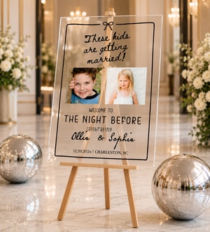 These Kids Are Getting Married Sign, Custom Wedding Welcome Board