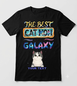 Best Cat Dad In The Galaxy - Gift For Cat Dad, Cat Mom - Personalized Unisex T-Shirt