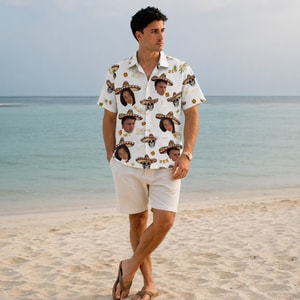 Cinco de Mayo Custom Hawaiian Shirt, Upload Your Face Picture, Personalized Aloha Shirt