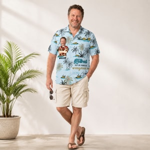 Custom Face Hawaiian Shirt, Personalized Retirement Shirt, Upload Your Photo and Name
