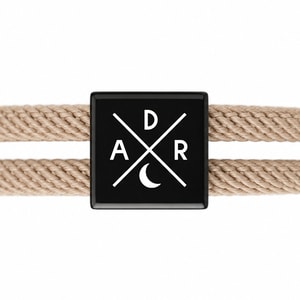 Personalized Adjustable Sliding Knot Rope Bracelet for Dad, Custom Engraved Bracelet, Father’s Day Gift for Him