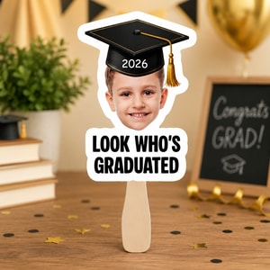 Custom Photo Graduation Gifts - Personalized Graduation Fan