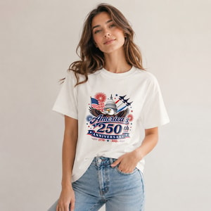 America’s 250th Anniversary Patriotic T-Shirt | USA 1776–2026 Independence Day Tee
