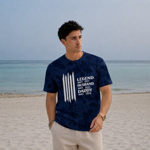 Custom Legend Since Year T-Shirt - Personalized Dad Timeline Tee with Important Family Years