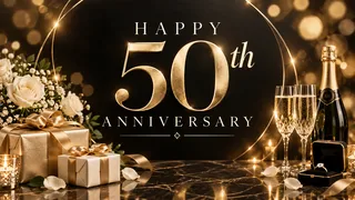 What Is the Symbol for a 50th Wedding Anniversary Gift?