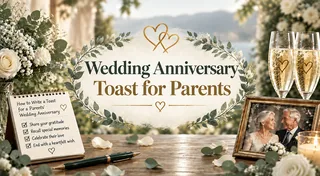 How to Write a Toast for a Parents' Wedding Anniversary?