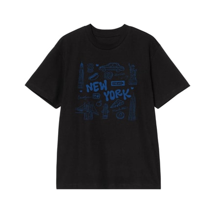 New York City Icons Doodle Sketch T-Shirt