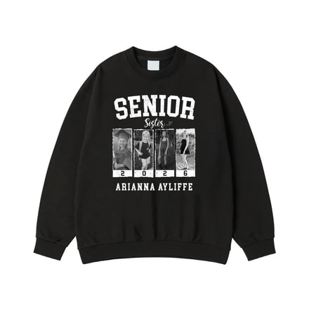 Custom Photo Senior Mom 2026 Graduation T-Shirt