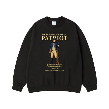 Descendant Of A Patriot Lieutenant Master Andrew Morris Revolutionary War Hoodie