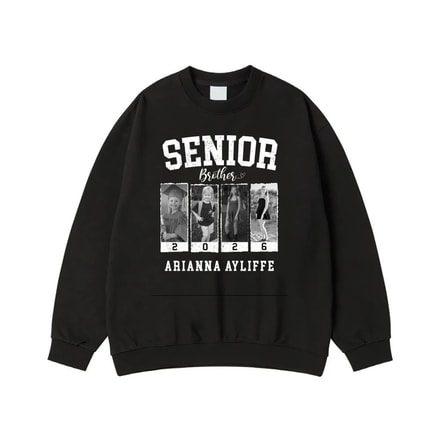 Personalized Senior Mom Photo Collage Graduation T-Shirt