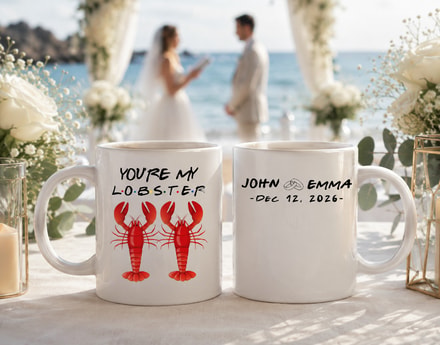 Personalized You'Re My Lobster Beach Wedding Mug