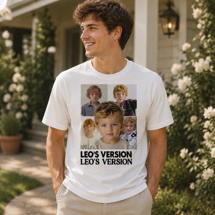 Personalized Your Version Custom Photo T-Shirt