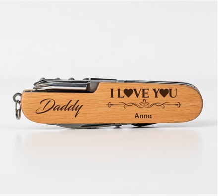 Grandpa We Love You - Personalized Multi Tool Knife