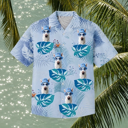 Wear Your Favorite Soul – Personalized Pet Portrait Hawaiian Shirt, Tropical Animal Lover Keepsake And Unforgettable Custom Gift