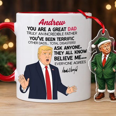 Personalized Title And Name You Are Great Mug, Great Father'S Day Accent Mug
