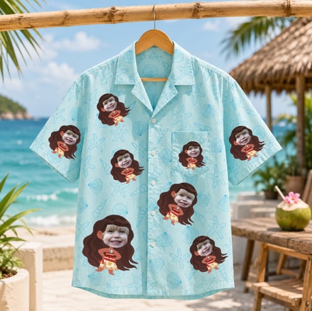 Personalized "Island Princess" Aloha Shirt