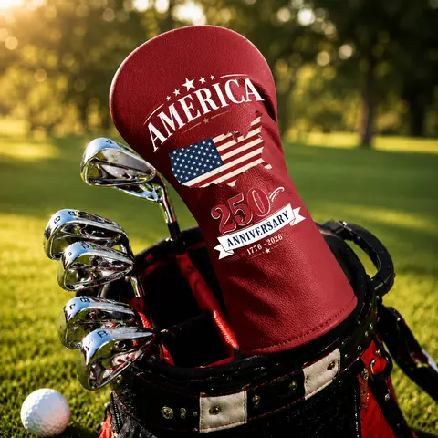 Custom Name America 250th Anniversary 1776–2026 Golf Head Cover