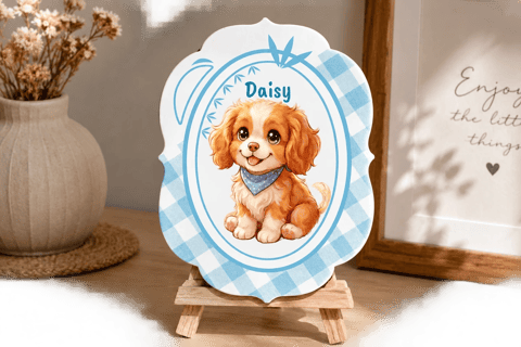 Custom Pet Portrait Watercolor Gifts For Pet Owners - Personalized Magnet