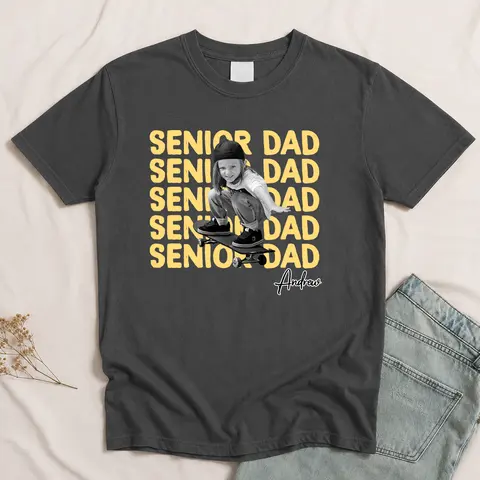 Vintage Photo And Year Senior - Personalized Shirt