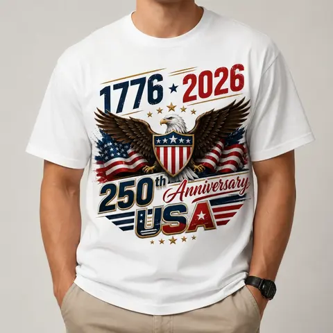 250 Years Usa Anniversary Shirt |250th Anniversary 1776–2026 Tee | 4th Of July T-Shirt