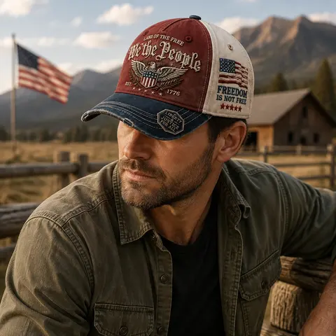 We The People 1776 Cap – Patriotic Usa American Hat