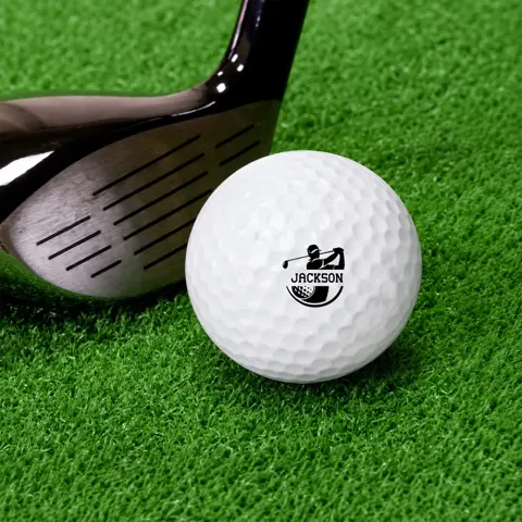 Personalized Golf Ball Stamp Box, Personalized Golf Stamps, Gift For Golfer, Groomsmen Golf Gifts