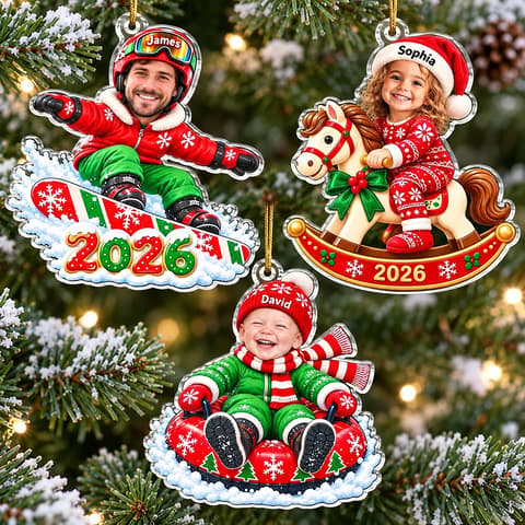A Little Winter Memory Made Just For Them Personalized Christmas Ornament, Custom Name & Year, Holiday Keepsake, Meaningful Gift