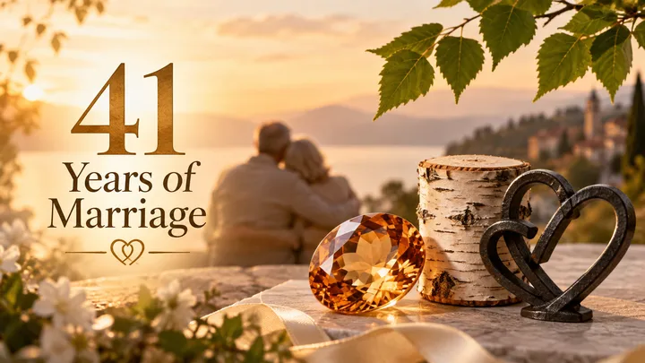 What Is the Gift for 41 Years of Marriage? Symbols and Ideas